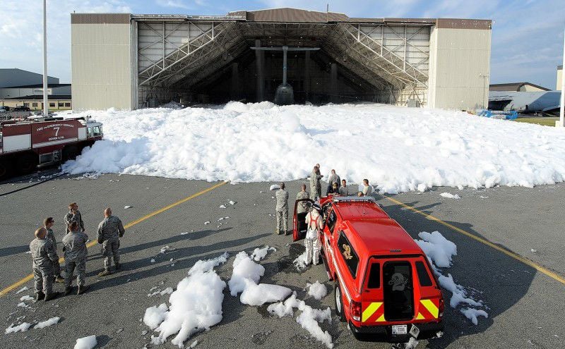 PFAS foam release in DE